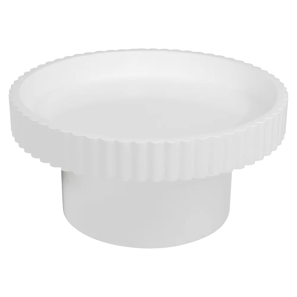 Briar Footed Bowl - Small White