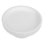 Briar Footed Bowl - Small White
