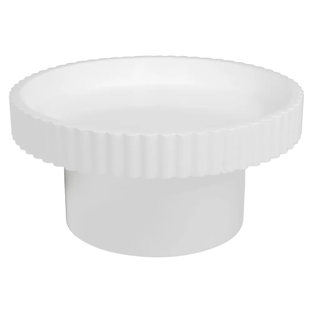 Briar Footed Bowl - Small White