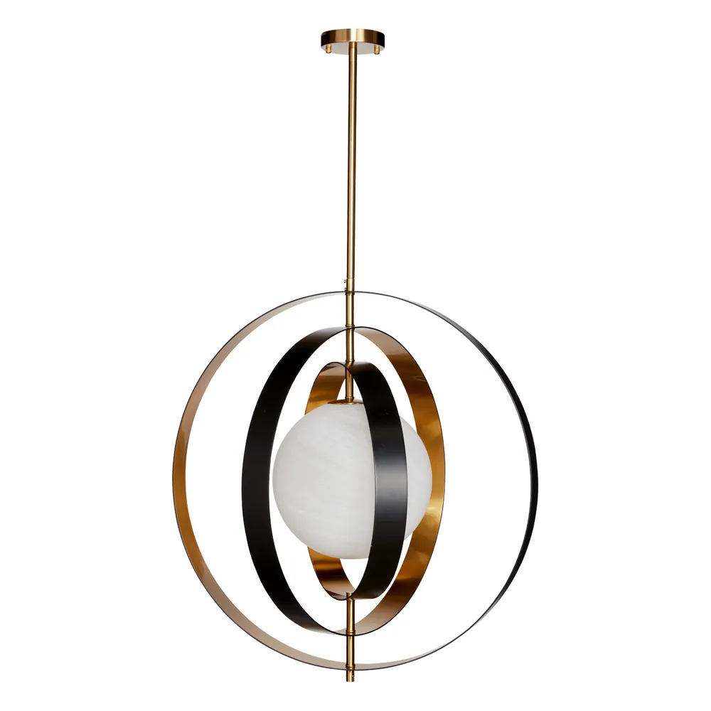Bramley Pendant - Gold & Black