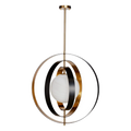 Bramley Pendant - Gold & Black