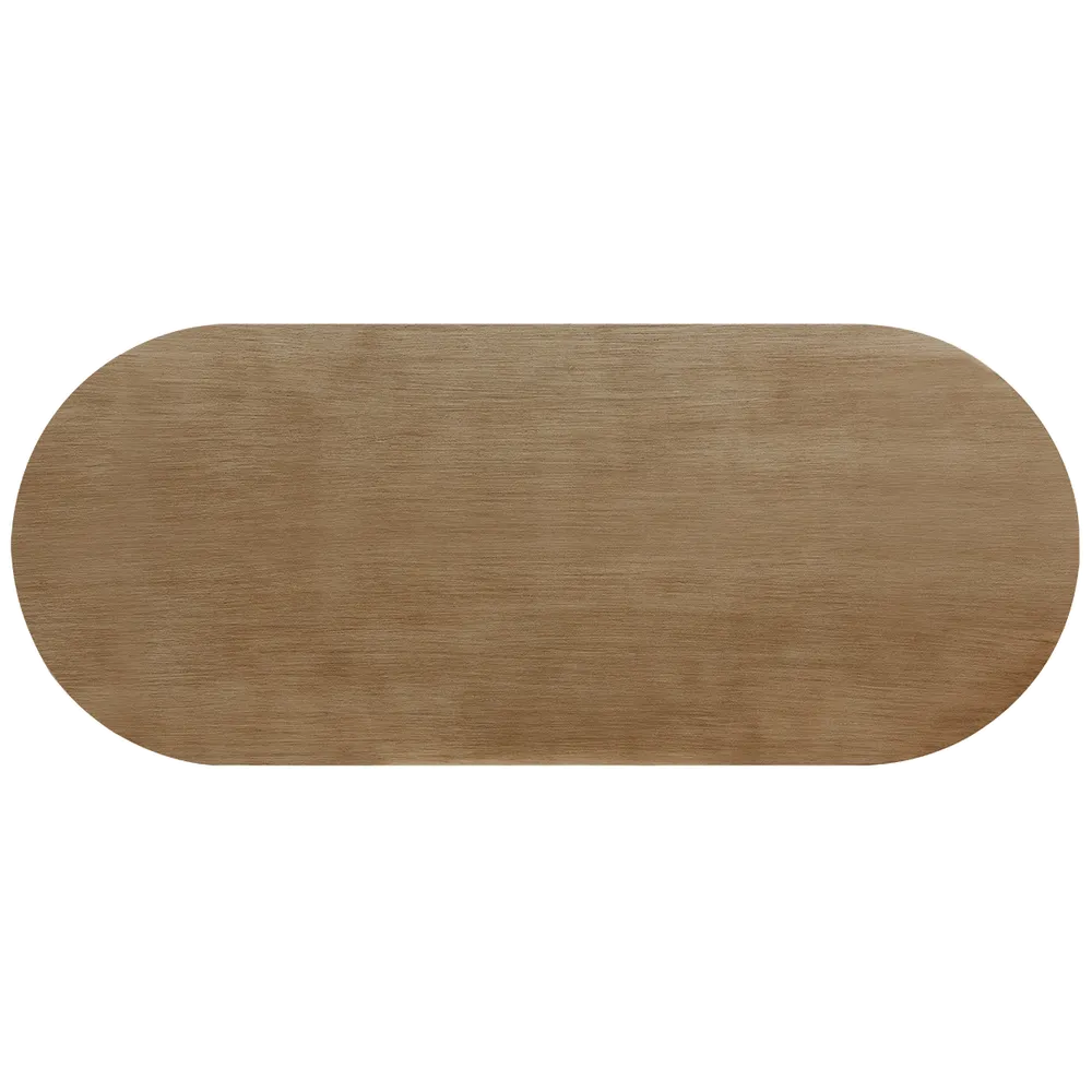 Braxton Oval Dining Table - 2.4m Antique Gold