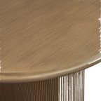 Brunella Oval Dining Table - 2.4m Antique Gold