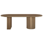 Braxton Oval Dining Table - 2.4m Antique Gold