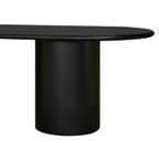 Braxton Oval Dining Table - 2.4m Black
