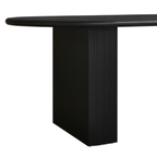 Braxton Oval Dining Table - 2.4m Black