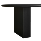 Brunella Oval Dining Table - 2.4m Black