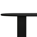 Brunella Oval Dining Table - 2.4m Black