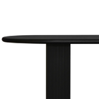 Braxton Oval Dining Table - 2.4m Black