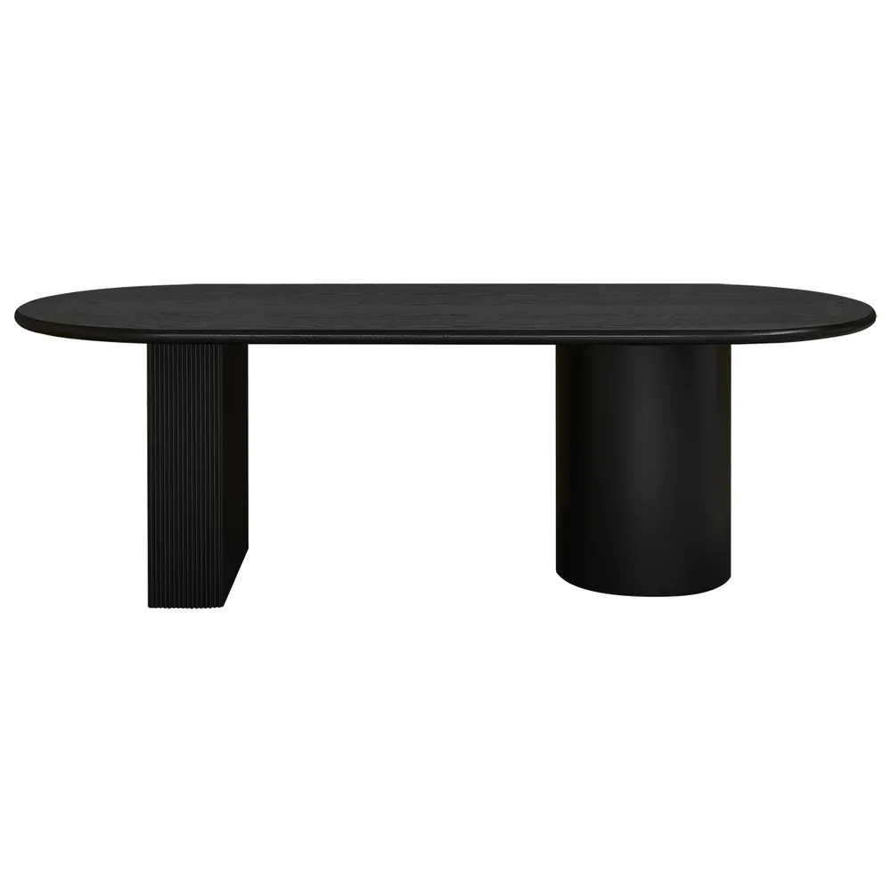Braxton Oval Dining Table - 2.4m Black