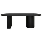 Braxton Oval Dining Table - 2.4m Black