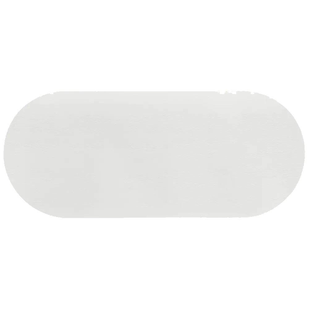 Brunella Oval Dining Table - 2.4m White