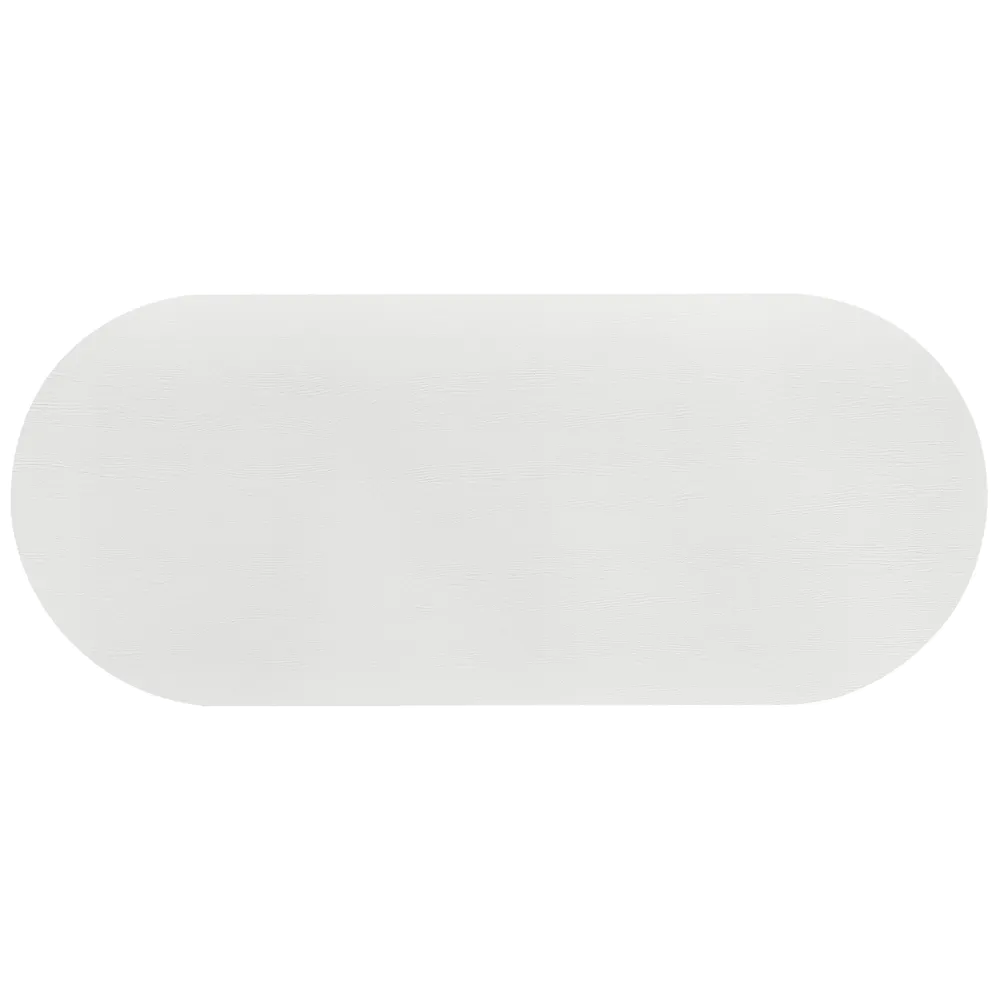 Braxton Oval Dining Table - 2.4m White
