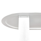 Brunella Oval Dining Table - 2.4m White
