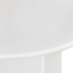 Braxton Oval Dining Table - 2.4m White