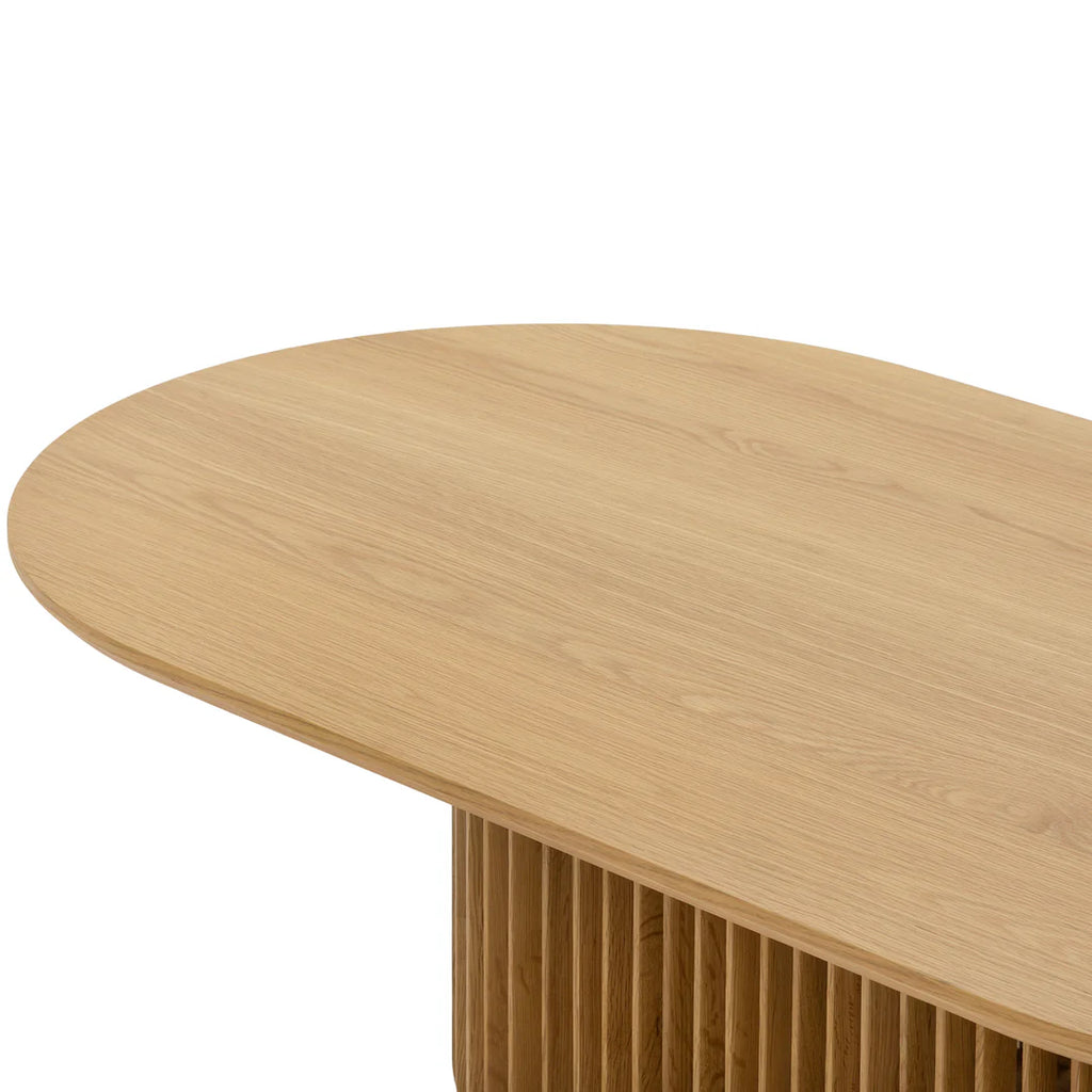 1.3m Oval Coffee Table - Natural