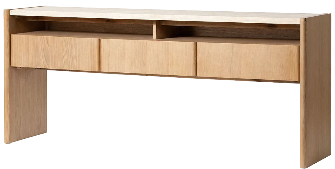 Stella 1800 Console Table - Oak Natural