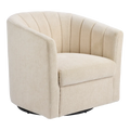 Cadman Swivel Arm Chair - Fawn Chenille