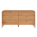 Chisholm 6 Drawer Chest - Natural Oak