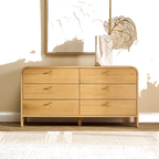 Chisholm 6 Drawer Chest - Natural Oak