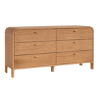 Chisholm 6 Drawer Chest - Natural Oak
