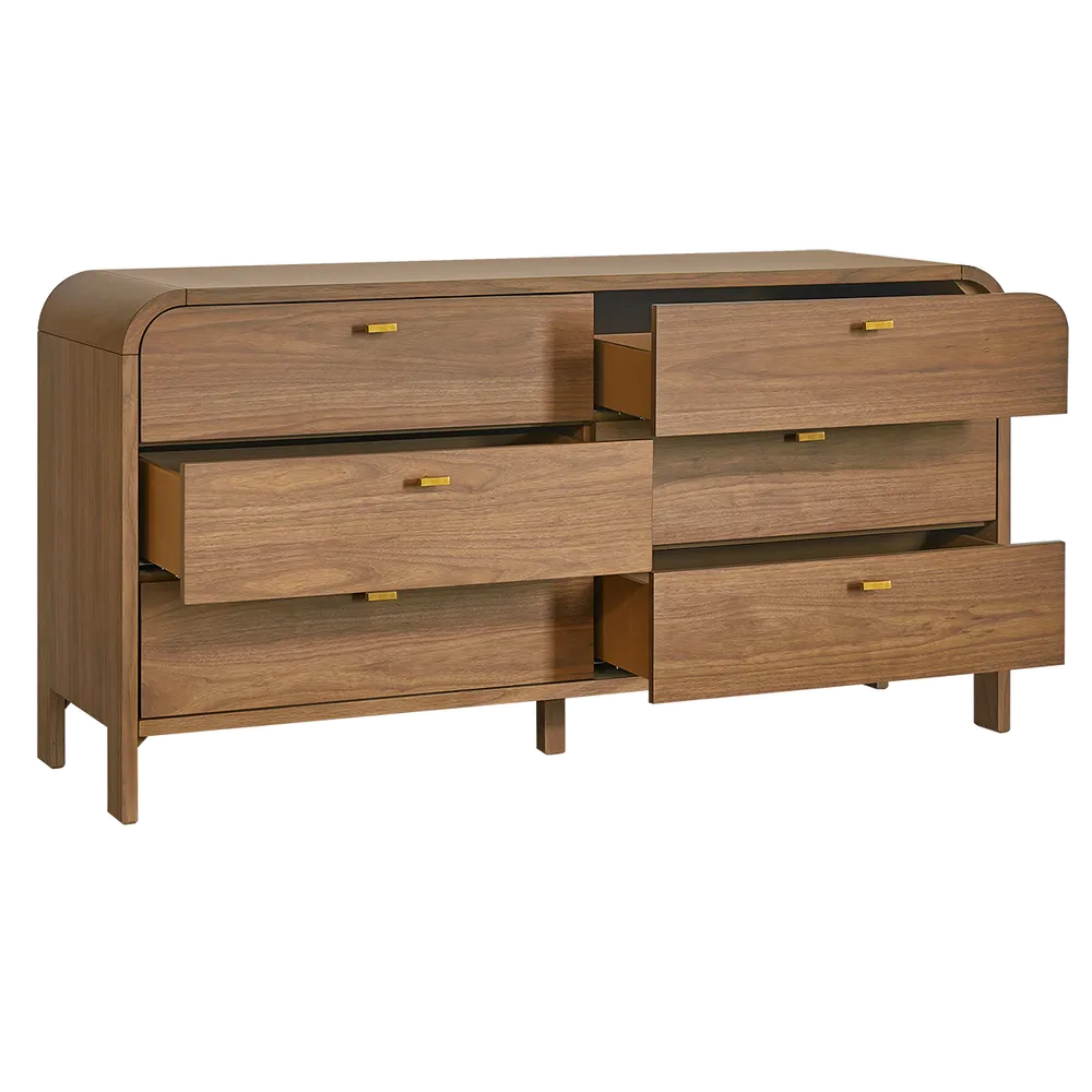 Cheltenham 6 Drawer Chest - Walnut