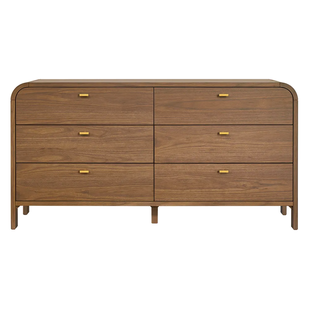 Cheltenham 6 Drawer Chest - Walnut