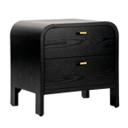 Chisholm Bedside Table - Black