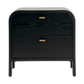 Chisholm Bedside Table - Black