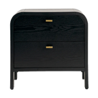 Chisholm Bedside Table - Black