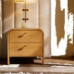 Chisholm Bedside Table - Natural Oak