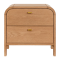 Chisholm Bedside Table - Natural Oak