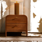 Chisholm Bedside Table - Walnut
