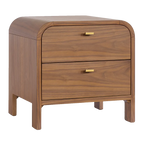 Chisholm Bedside Table - Walnut