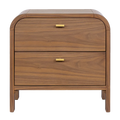 Chisholm Bedside Table - Walnut