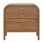 Chisholm Bedside Table - Walnut