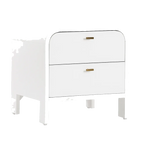 Chisholm Bedside Table - White