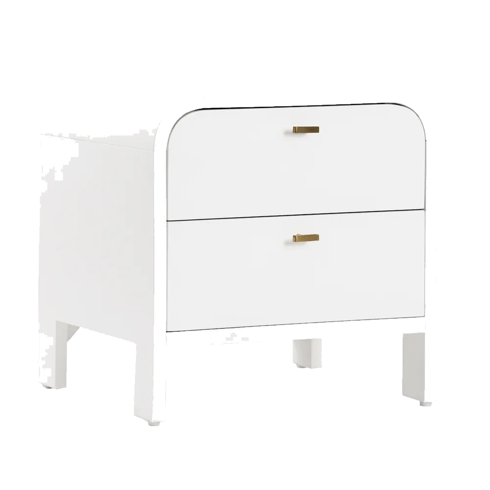 Chisholm Bedside Table - White