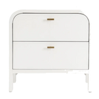 Chisholm Bedside Table - White