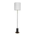 Colby Marble Floor Lamp - White Marble