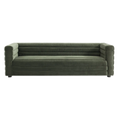 Claremont 3 Seater Sofa - Satin Moss Velvet