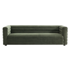 Claremont 3 Seater Sofa - Satin Moss Velvet