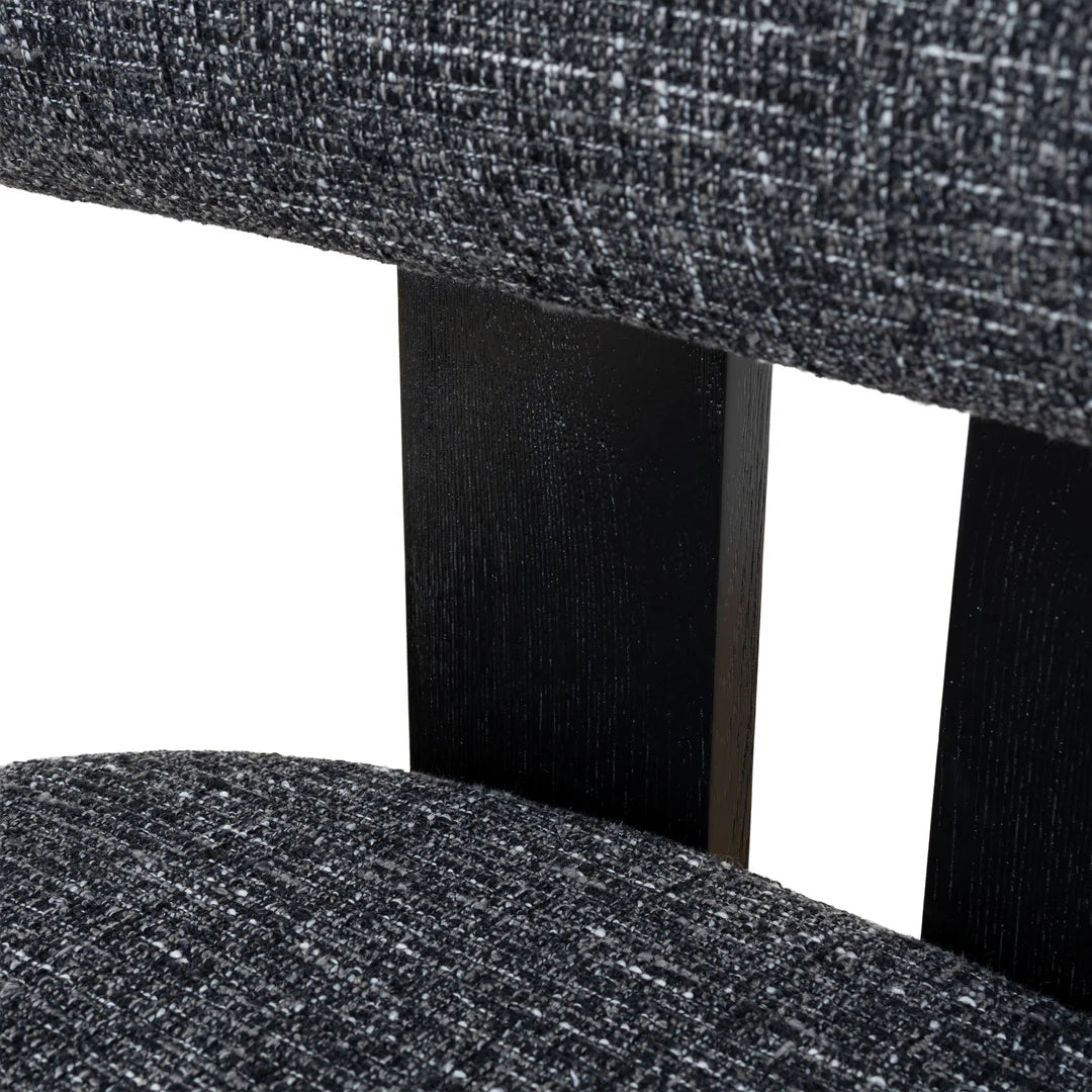 Black Dining Chair - Field Charcoal (Set of 2)