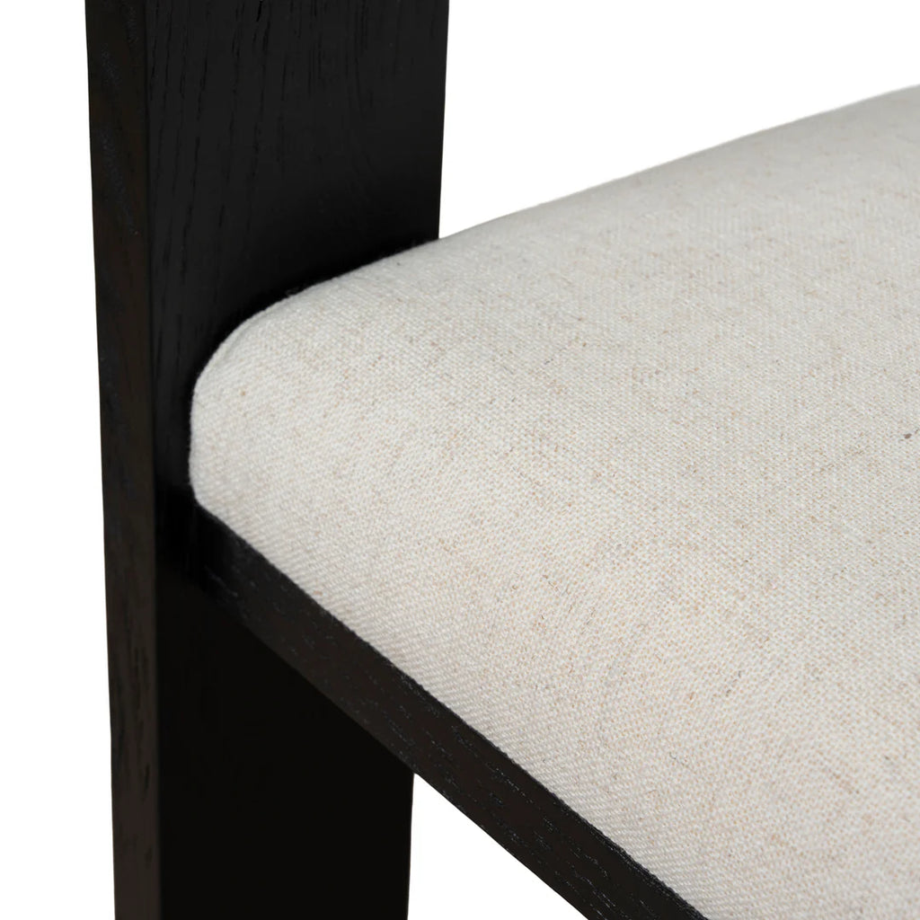 Black ELM Dining Chair - Dawn Beige (Set of 2)