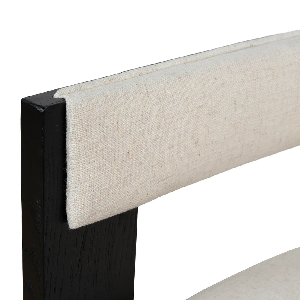 Black ELM Dining Chair - Dawn Beige (Set of 2)