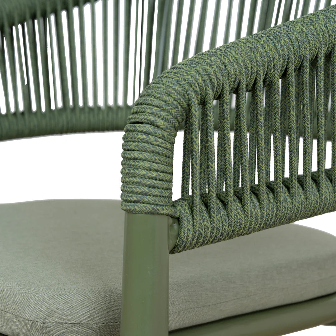 Outdoor Dining Chair - Army Green (Set of 2)