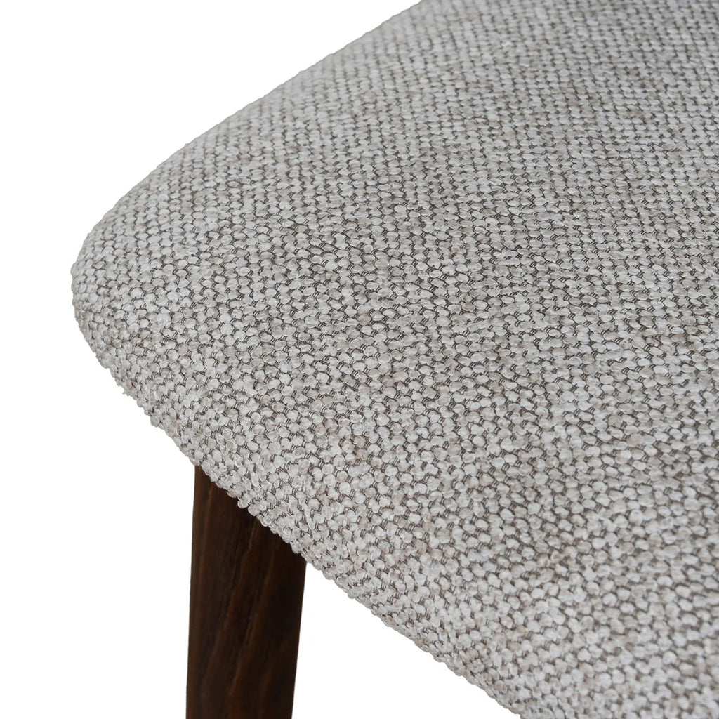 Walnut Dining Chair - Clay Beige (Set of 2)
