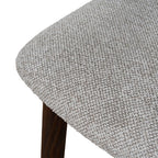Walnut Dining Chair - Clay Beige (Set of 2)