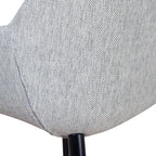 Fabric Dining chair - Silver Grey (Set of 2)
