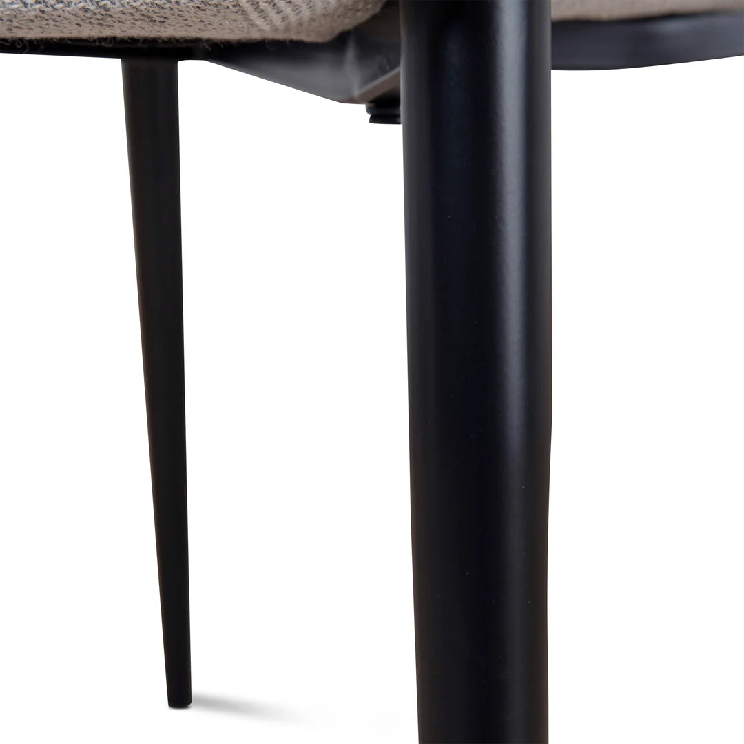 Fabric Dining chair - Silver Grey (Set of 2)